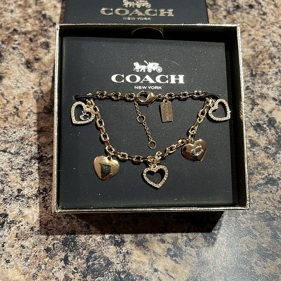 Coach Heart Multi Charm Bracelet - Picture 4 of 5